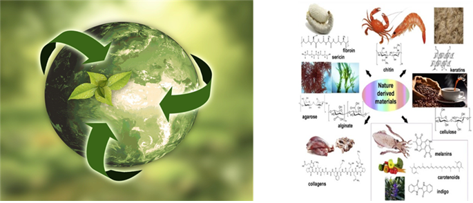 Natural resources for eco-friendly upcycling